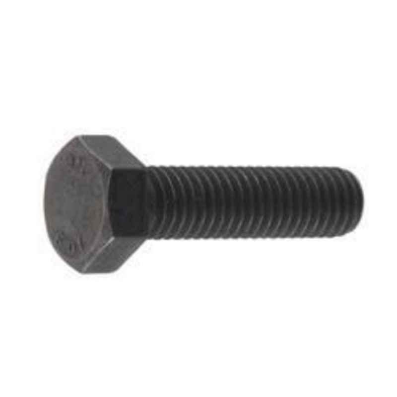 BSB M16 125mm Alloy Steel Black Oxide Fully Threaded Hex Head Screw (Pack of 10)