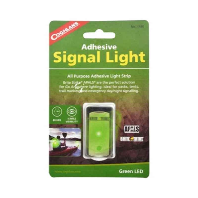 Coghlans 1480 Green Brite Strike Adhesive Signal Led Light