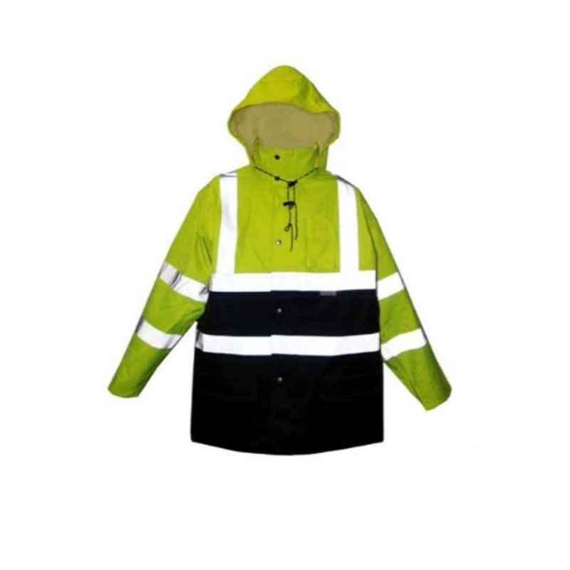 Inverno Yellow & Black 5 in 1 Winter Jacket, PJ/YEBL/2XL, Size: 2XL