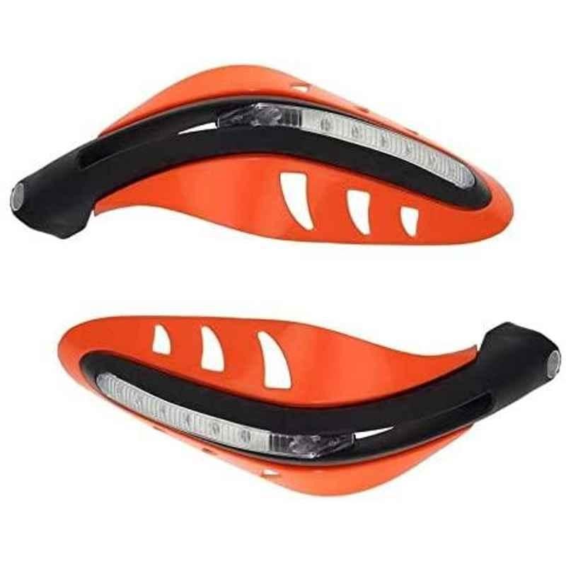 AOW Motorcycle Handguards with Led Light for 7/8 inch Grips - 300 * 140 * 110mm (Orange) for All KTM Models-picture-16