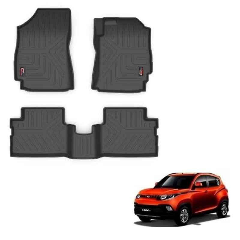 Kozdiko Thermoplastic Polyolefins 3D Life Long Car Floor Mat Set for Mahindra KUV 100