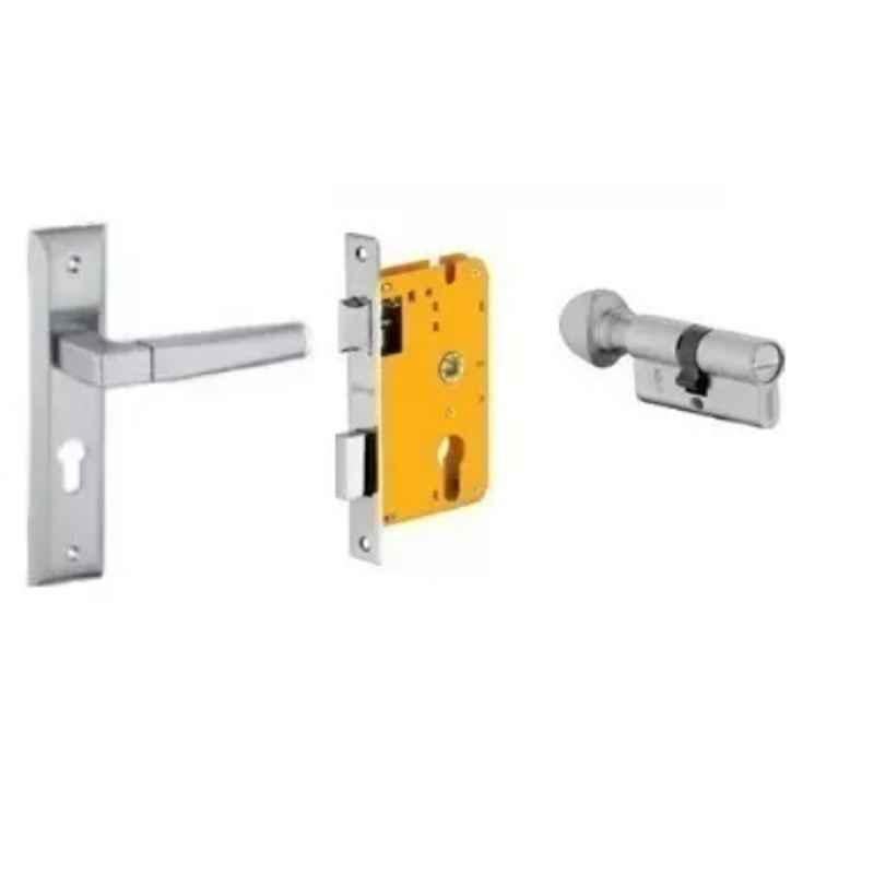 Dorset HL Series Cosmo 60mm Stainless Steel Door Handle Lock Set with Coin & Knob