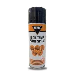 Aerol 200ml Flat Black 6352 Grade High Temperature Spray Paint (Pack of 24)