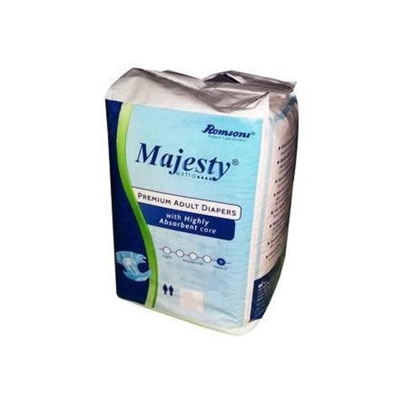 Romsons Majesty Medium Adult Diaper, GS-8420-10 (Pack of 4)