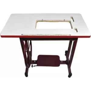 Red Gem Umbrella Table Stand & Top with Belt for Manual Sewing Machine