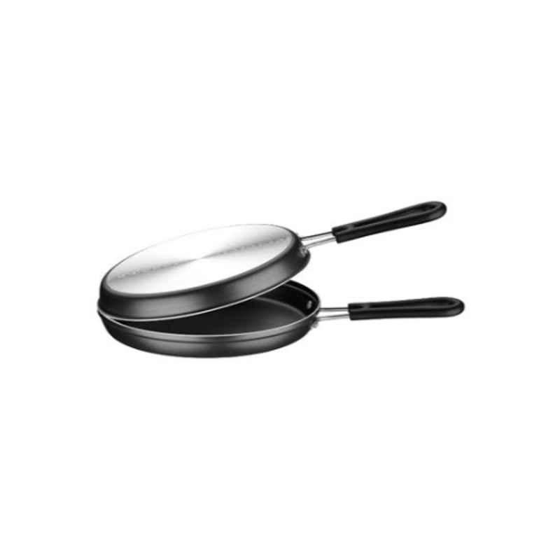 Tramontina 20cm Aluminium Black Non Stick Coating Omelet Pan, 20687020
