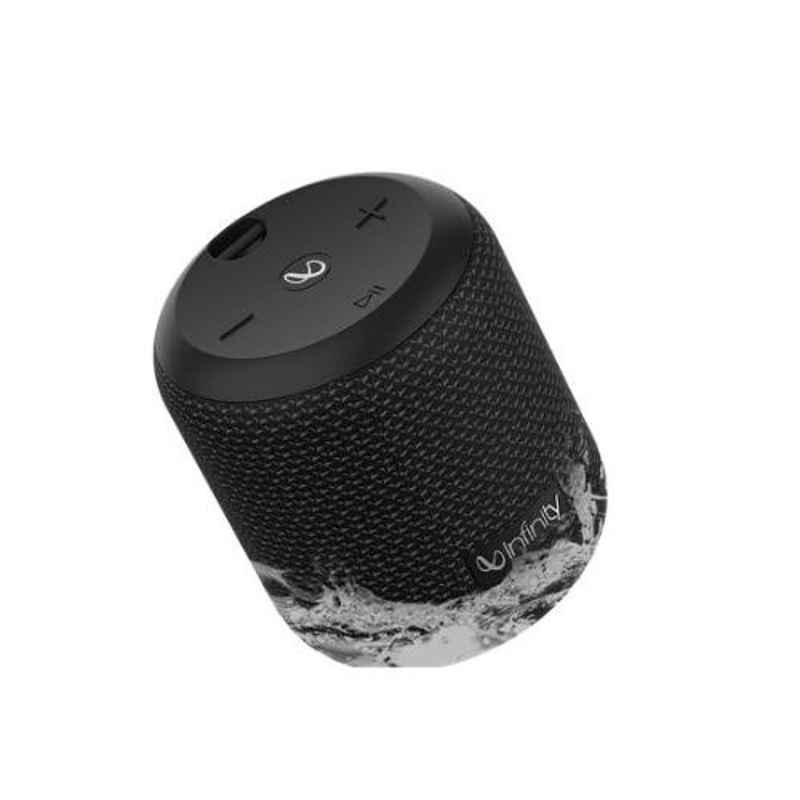Infinity by Harman Clubz 150 4W Black Portable Bluetooth Speaker with Mic, INFCLZ150BLK