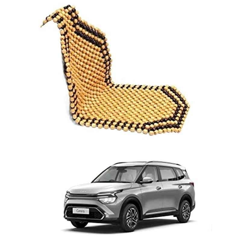 Kozdiko Accupressure Wooden Bead Seat Cover for Kia Carens