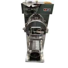 Ghoomar 18x22x42cm 3HP Stainless Steel Semi Automatic Regular Commercial Pulveriser for Atta, Besan, Sattu, Haldi & Mirchi