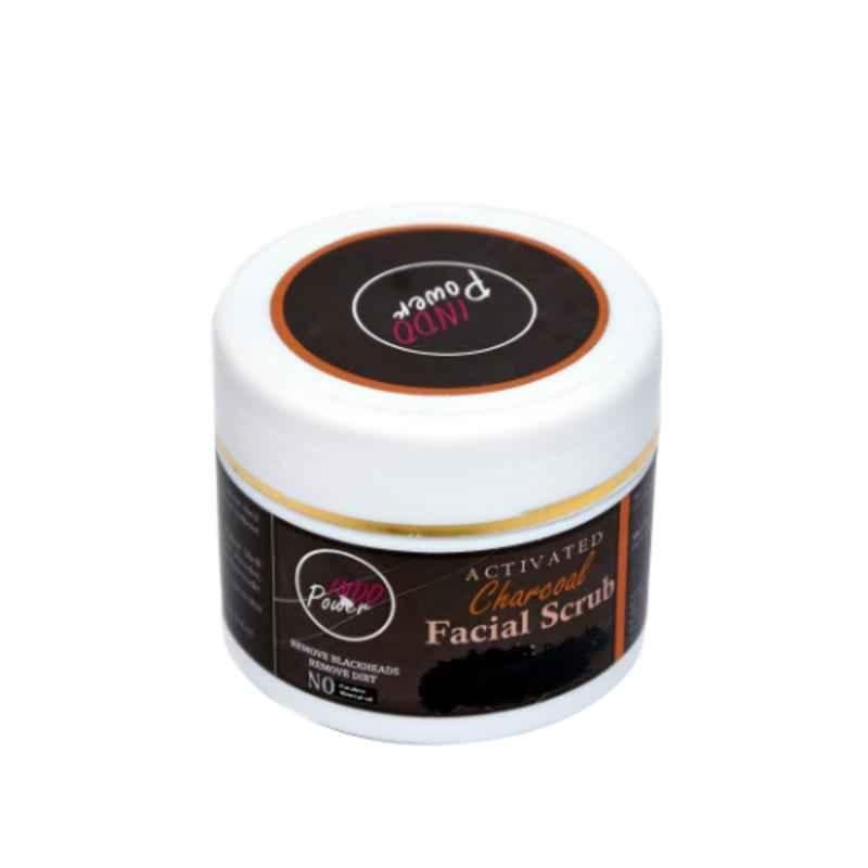 Indopower DD166 100g Activated Charcoal Facial Scrub