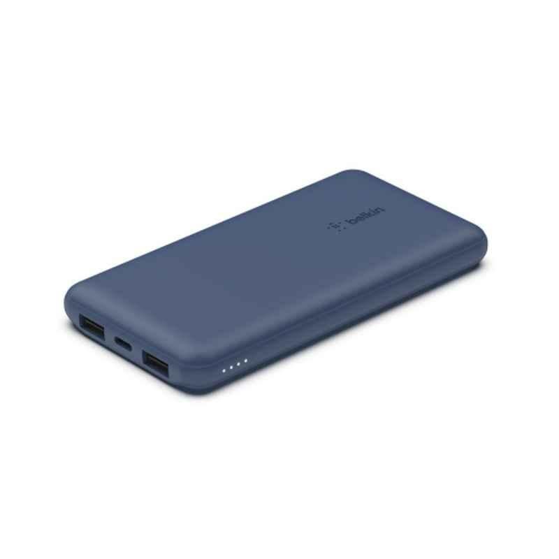 Belkin 10000mAh Blue USB-C & USB-A Power Bank, BL-PB-B011-10000C-BLU