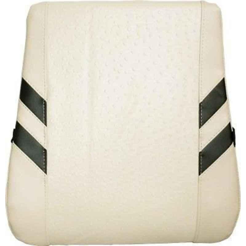 Kozdiko 2 Pcs Memory Foam Beige Car Cushion Pillow Set for Mahindra Bolero XL
