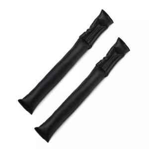 Edylinn 2 Pcs PU Leather Black Car Seat Gap Filling  Set for Honda Amaze