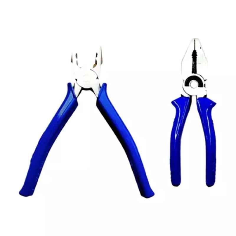 Sky Blue 2 Pcs 7.8 inch Lineman Plier Combo, SBE_PLIER_COMBOS_COMBO_213