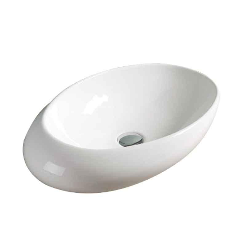 Mozio Bianca 500x355x120mm Ceramic Wash Basin, MZ167