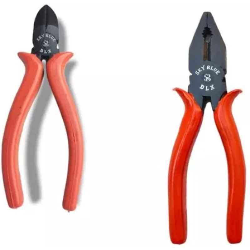 Sky Blue 2 Pcs 7.8 inch Lineman Plier Combo, SBE_PLIER_0630