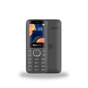Philips E2104 2 inch Cool Gray Dual Sim Keypad Feature Phone with Type C Charging