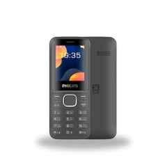 Philips E2104 2 inch Cool Gray Dual Sim Keypad Feature Phone with Type C Charging