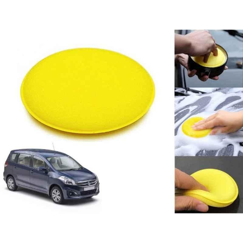 Auto Pearl Polyurethane Beige Washing & Waxing Polish Foam Sponge for Ertiga T2 2015-2018