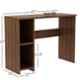 Salawas Arts 102x39x77cm Brown Engineered Wood Exotic Teak Finish Study Table