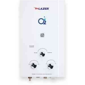 Lazer O2 6L White Instant Gas Water Heater, O26LWHT