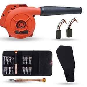 Hillgrove 800W Plastic Red Electric Air Blower with Carbon Brushes & 25 in 1 Screwdriver, HGCM1075