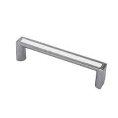 RAB 96mm Zinc White Chrome Finish Cabinet Pull Handle, 1073 (Pack of 3)