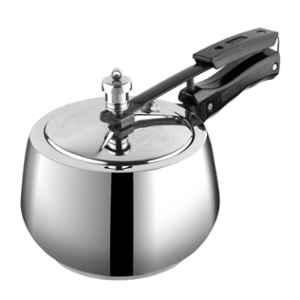 Vinod Europa 3 Litre 18/8 Stainless Steel Induction Friendly Inner Lid Pressure Cooker, PCEU3 (Pack of 2)