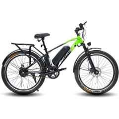 Matelco ULTRA EA IBC26 7.8Ah 26 inch Green & Black Single Speed Electric Cycle with Li-ion Battery, Speed: 28 km/hr