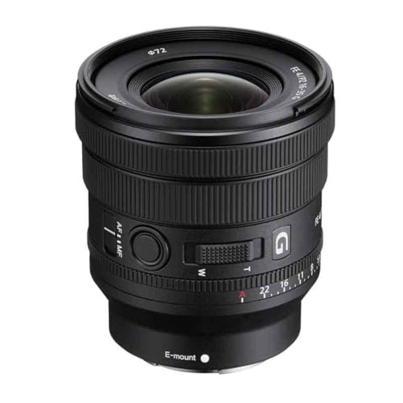 Sony SELP1635G 16-35mm F4 G Full-Frame E Mount Power Zoom Wide Angle Camera Lens, SELP1635G/QSYX