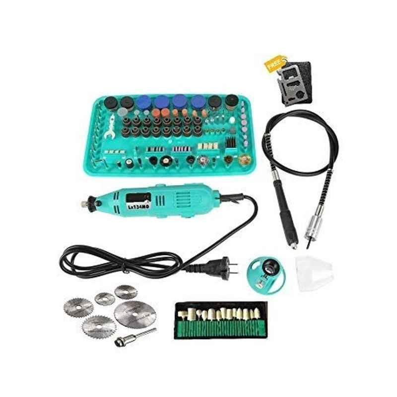 Krost Ultimate Huge Multifunctional Die Grinder Rotary Tool Kits With Flexible Shaft (Green) -415 Pieces