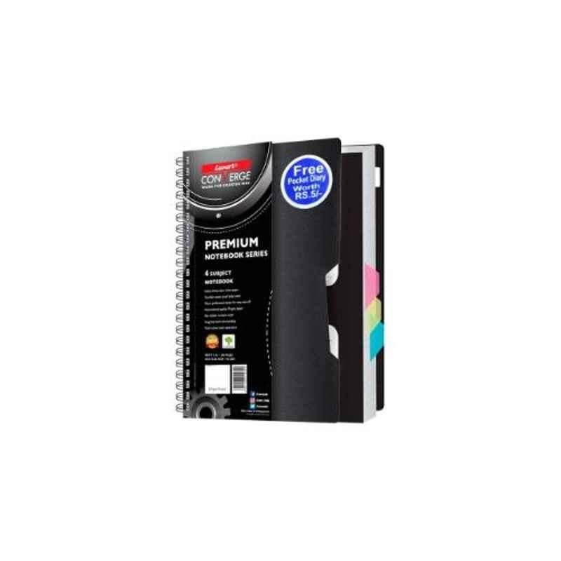 Luxor 4 Subject A6 70GSM 240 pages Single Ruled Pocket Notebook