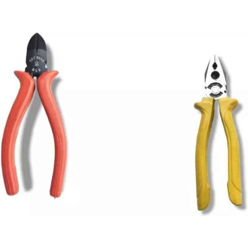 Sky Blue 2 Pcs 7.8 inch Lineman Plier Combo, SBE_PLIER_0521