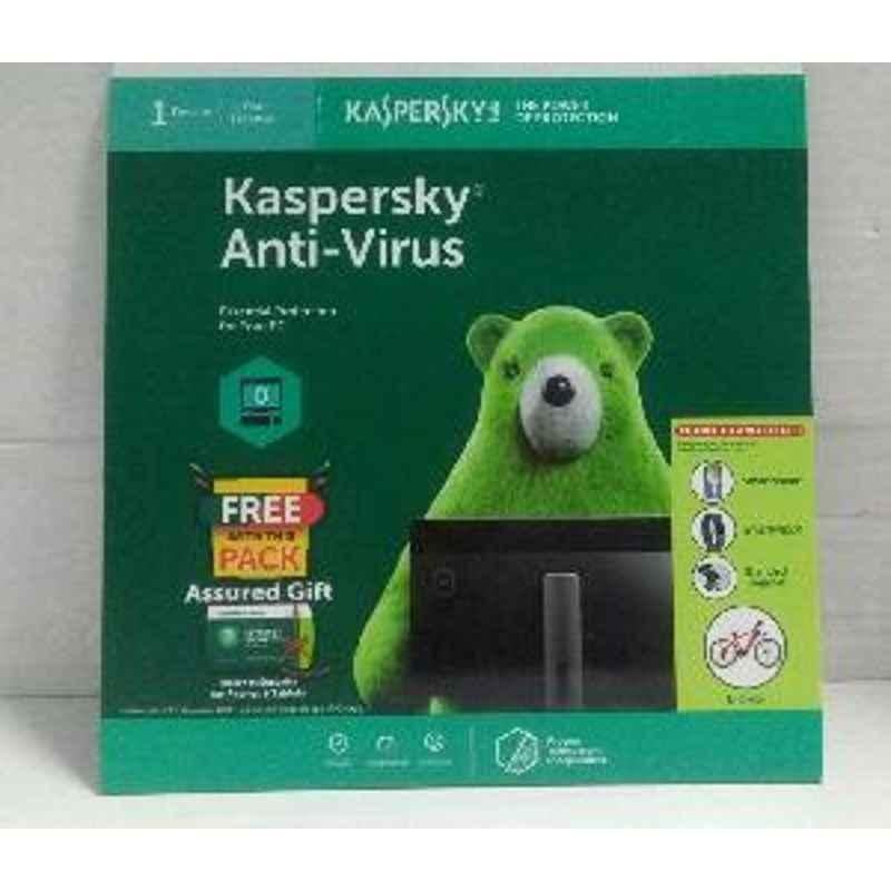 Kaspersky Anti Virus 1PC 1Year for Windows & Mac with Free Internet Security