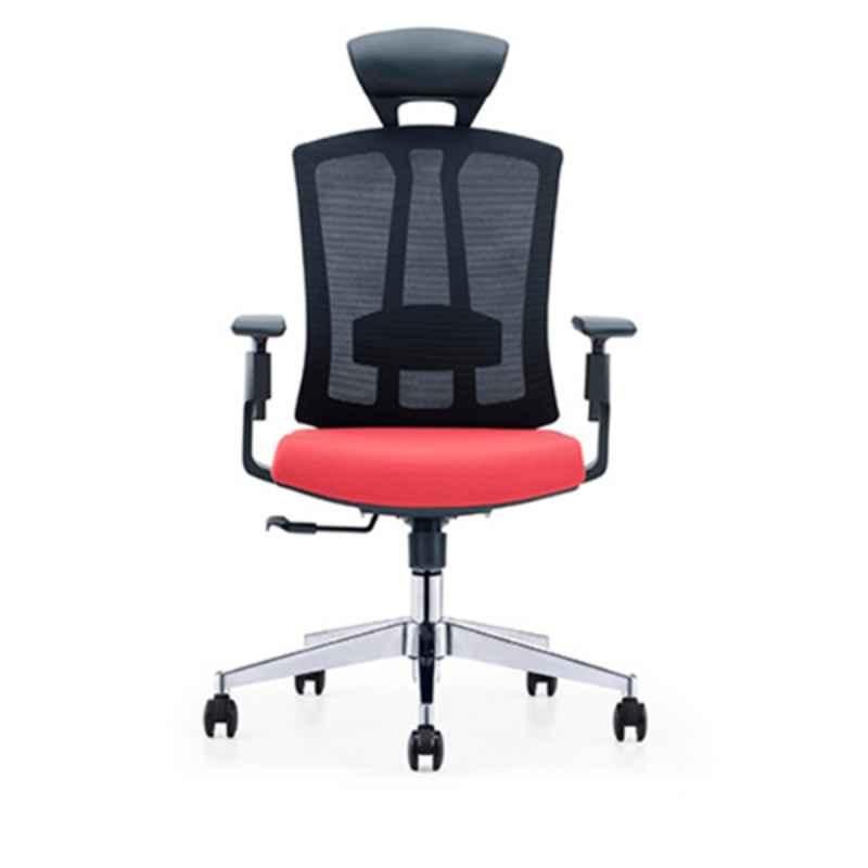 Smart Office Furniture High Back Office Executive Chair with Fixed Headrest & PU Top 3D Armrest, SMOF-267A