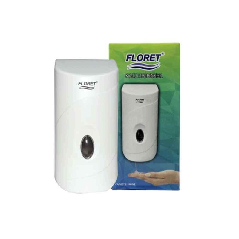 Floret 1000ml White Soap Dispenser