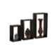 Angel Furniture Walnut Finish Sheesham Wood Hanging Storage Shelf, AF-141W