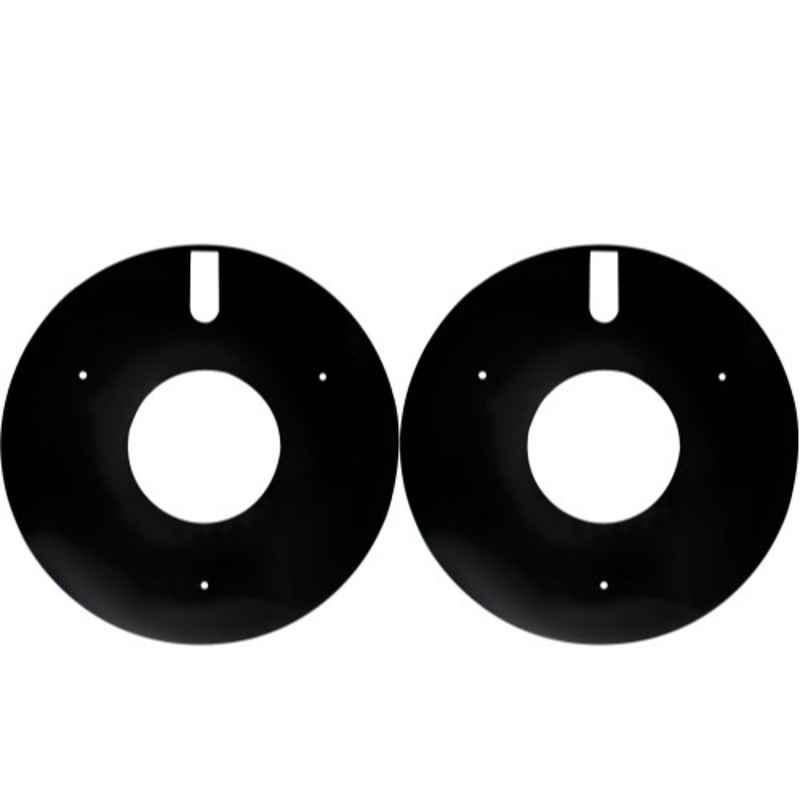 RA Accessories 2 Pcs 17 inch Acrylic Black Disc Bike Wheel Cover Set for Yamaha R15 V3 & V4, RAAE68K9