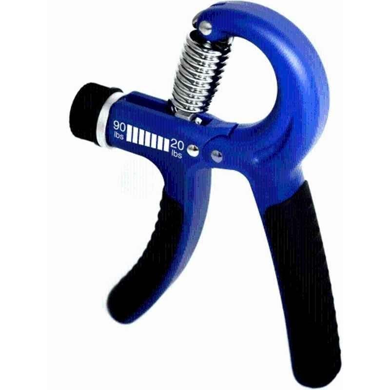 QUIT-X 8.3cm 22-88 LBS Blue Hand Exerciser Strength Trainer Adjustable Resistance Hand Fitness Grip