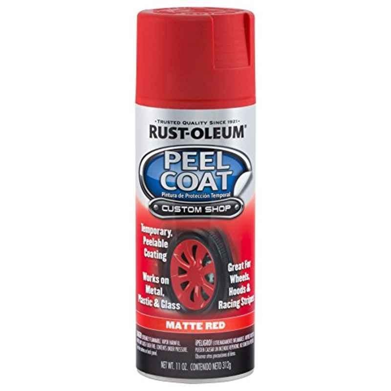 Rust-Oleum 11oz Red Matte Peel Coat Spray, 284314