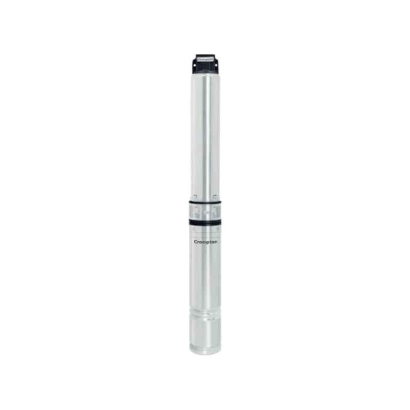 Crompton 4VO1/10-BUE-D40 1HP Single Phase 10 Stage Submersible Pump with Head Range: 18-54m & Flow Rate: 100-10lph