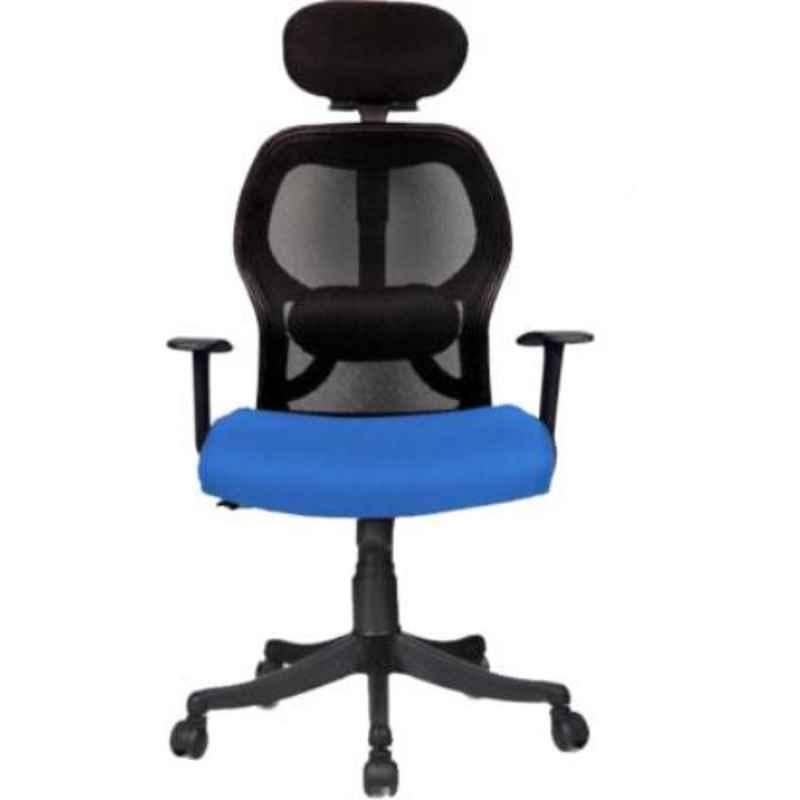Rajpura Matrix High Back NB Black & Blue Revolving Office Executive Chair, RSE003-Black & Blue