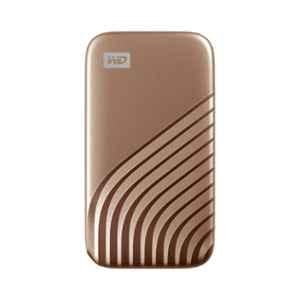 WD My Passport 1TB Gold External Solid State Drive, WDBAGF0010BGD-WESN