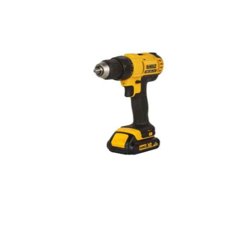 Dewalt Yellow & Black Compact Drill Driver with 1.5Ah Battery, DCD771S2