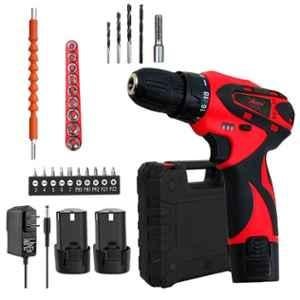 Hillgrove 29 Pcs 1.5Ah 12V Portable Mini Cordless Drill Machine Kit,  HGCM1380M1