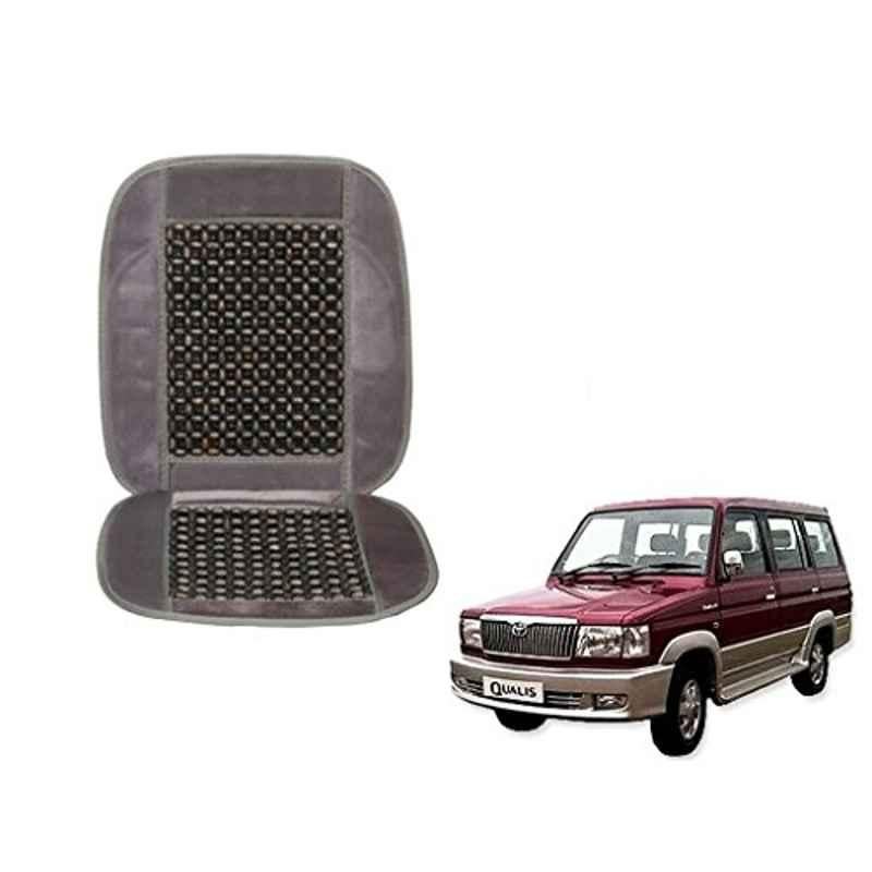 Kozdiko Wooden Beads Car Seat Cushion with Velvet Border for Toyota Quails