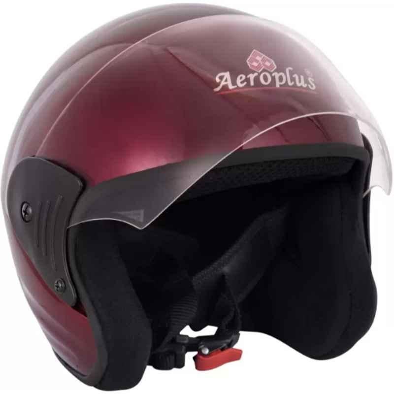 Turtle Medium Red Aeroplus D1 Motorbike Helmet, THC-1028