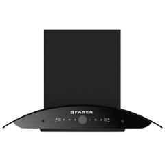 Faber Mystic 1500m3/hr 90cm Black Heat Autoclean Wall Mounting Chimney, 325.0728.279