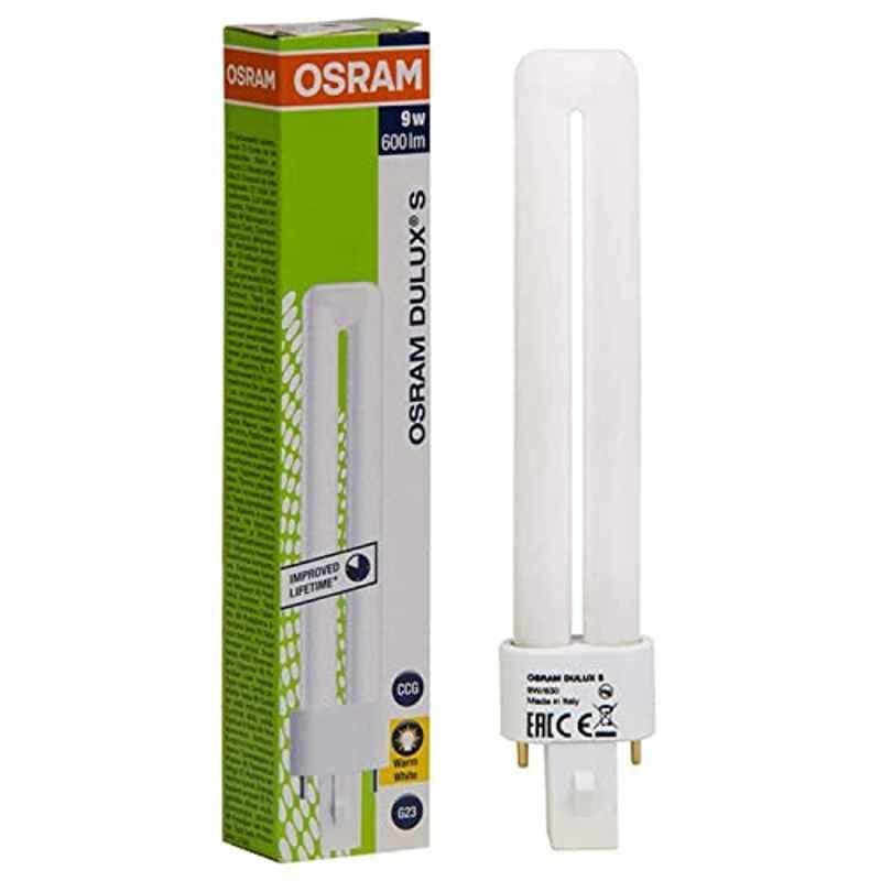 Osram 9W White Tube 2 Pin CFL Bulb