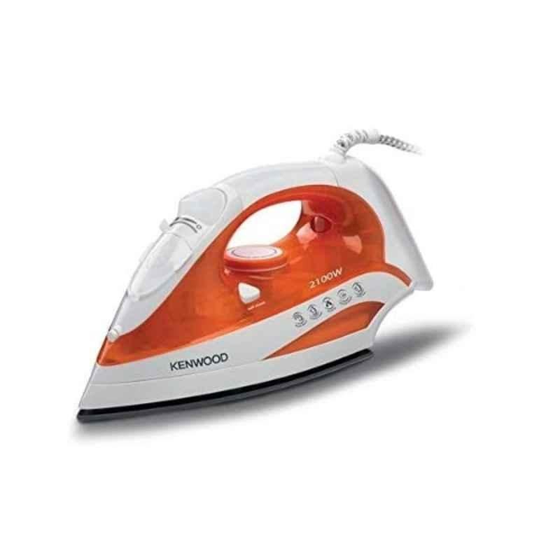Kenwood STP50000WO 2100W Ceramic Soleplate Orange Steam Iron, 183191